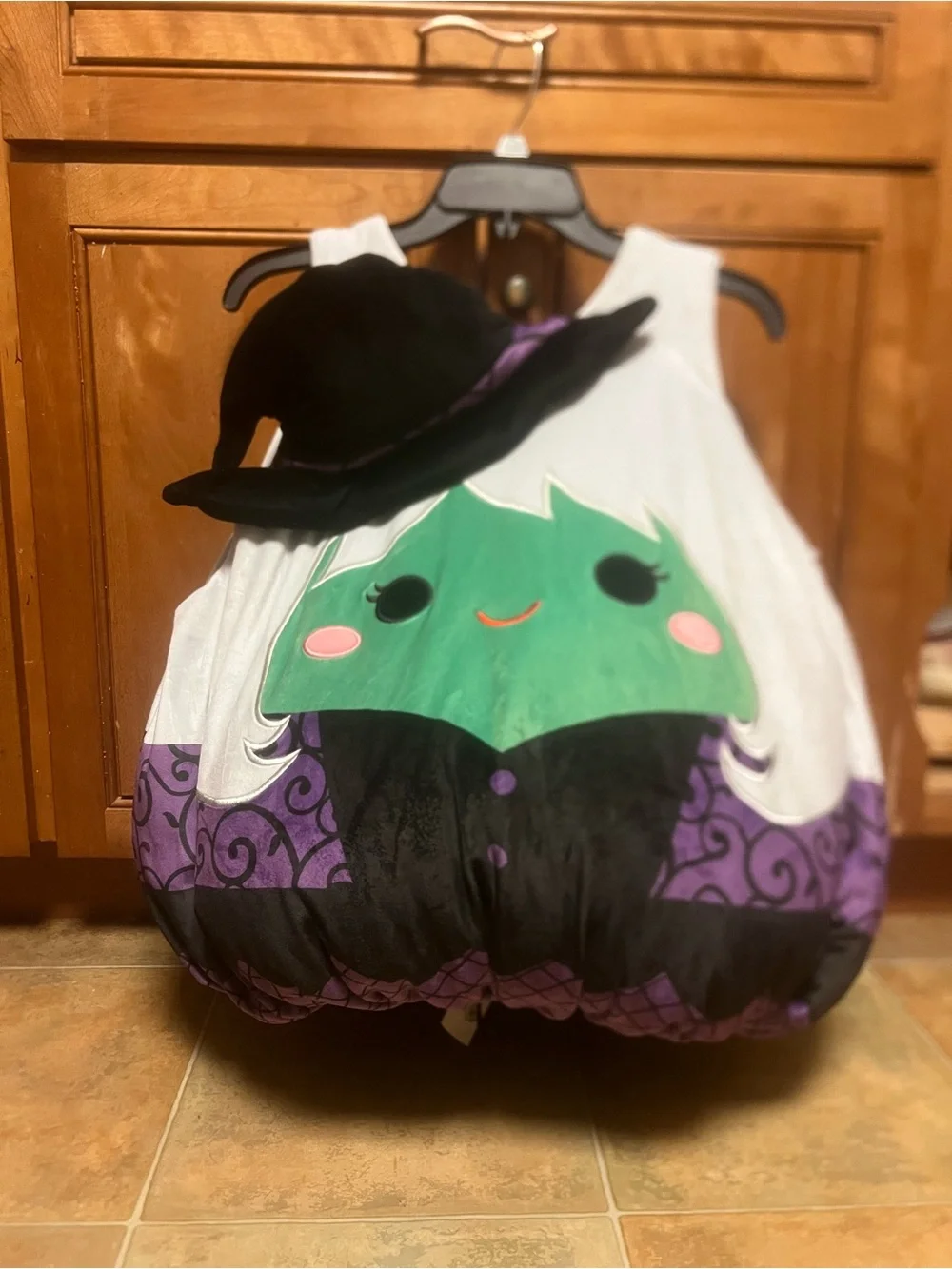 Squishmallow Mariposa the Witch Kids Halloween Costume one size like new